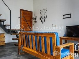 1 Bedroom Apartment for rent at TS1163A - Loft Duplex Style 1 Bedroom for Rent in Boeung Tompun area, Tonle Basak