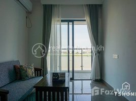 1 បន្ទប់គេង អាផាតមិន for rent at TS1797 - Brand New 1 Bedroom Condo for Rent in Riverside area, Phsar Thmei Ti Bei