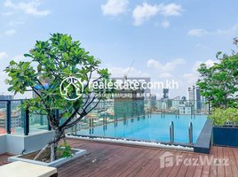 1 Bedroom Condo for rent at DABEST PROPERTIES: Modern 1 Bedroom Duplex Apartment for Rent with Swimming pool in Phnom Penh-BKK1, Voat Phnum, Doun Penh