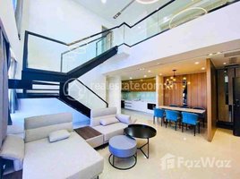 4 បន្ទប់គេង ខុនដូ for rent at Luxury Duplex 4 bedroom for rent with fully furnished, Boeng Keng Kang Ti Muoy