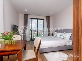 1 បន្ទប់គេង អាផាតមិន for rent at Studio Room Apartment With Gym and Swimming Pool for Rent in Toul Svay Prey Area, Tuol Svay Prey Ti Pir