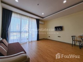 Studio Condo for rent at Brand new Studio for Rent with fully-furnish, Gym ,Swimming Pool in Phnom Penh, Veal Vong, Prampir Meakkakra