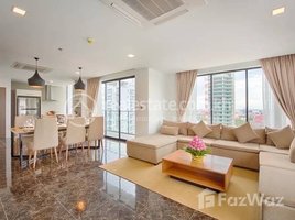 3 Bedroom Condo for rent at Commodious 3-Bed Serviced Apartment for Rent in BKK1 , Tuol Svay Prey Ti Muoy