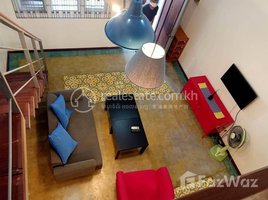 Studio Condo for rent at Duplex style apartment one bedroom available For Rent now, Boeng Trabaek, Chamkar Mon, Phnom Penh