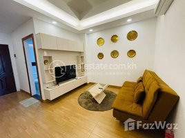 Studio Condo for rent at Brand new one Bedroom Apartment for Rent with fully-furnish, Gym ,Swimming Pool in Phnom Penh, Boeng Keng Kang Ti Bei