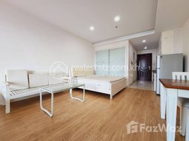 Studio Condo for rent at Brand new Studio for Rent with fully-furnish, Gym ,Swimming Pool in Phnom Penh, Veal Vong, Prampir Meakkakra