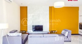 មានបន្ទប់ទំនេរនៅ The Fully Furnished Modern Design Apartment For Rent
