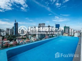 1 បន្ទប់គេង ខុនដូ for rent at DABEST PROPERTIES: Brand new 1 Bedroom Apartment for Rent with swimming pool in Phnom Penh-BKK1, Boeng Keng Kang Ti Muoy