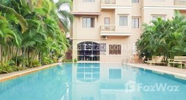 មានបន្ទប់ទំនេរនៅ Two Bedrooms Service Apartment Available For Rent In Toul Kork Area 