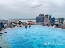 Studio Apartment for rent at One Bedroom Apartment for Rent with Gym ,Swimming Pool in Phnom Penh-Tonle Bassac, Tonle Basak