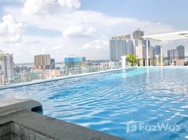Studio Condo for rent at SPECIOUS SERVICE APARTMENT one Bedroom Apartment for Rent with fully-furnish, Gym ,Swimming Pool in Phnom Penh-BKK1, Boeng Keng Kang Ti Muoy