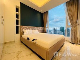 Studio Apartment for rent at Brand new Two Bedroom Apartment for Rent with fully-furnish, Gym ,Swimming Pool in Phnom Penh-BKK1, Tuol Svay Prey Ti Muoy