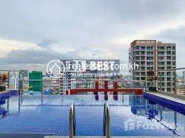 1 Bedroom Apartment for rent at DABEST PROPERTIES: Brand new Studio Apartment for Rent with Gym, Swimming pool in Phnom Penh-BKK2, Tonle Basak