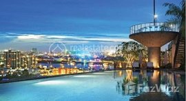 មានបន្ទប់ទំនេរនៅ brand new 1 Bedroom Apartment for Rent with Gym ,Swimming Pool in Phnom Penh-BKK1